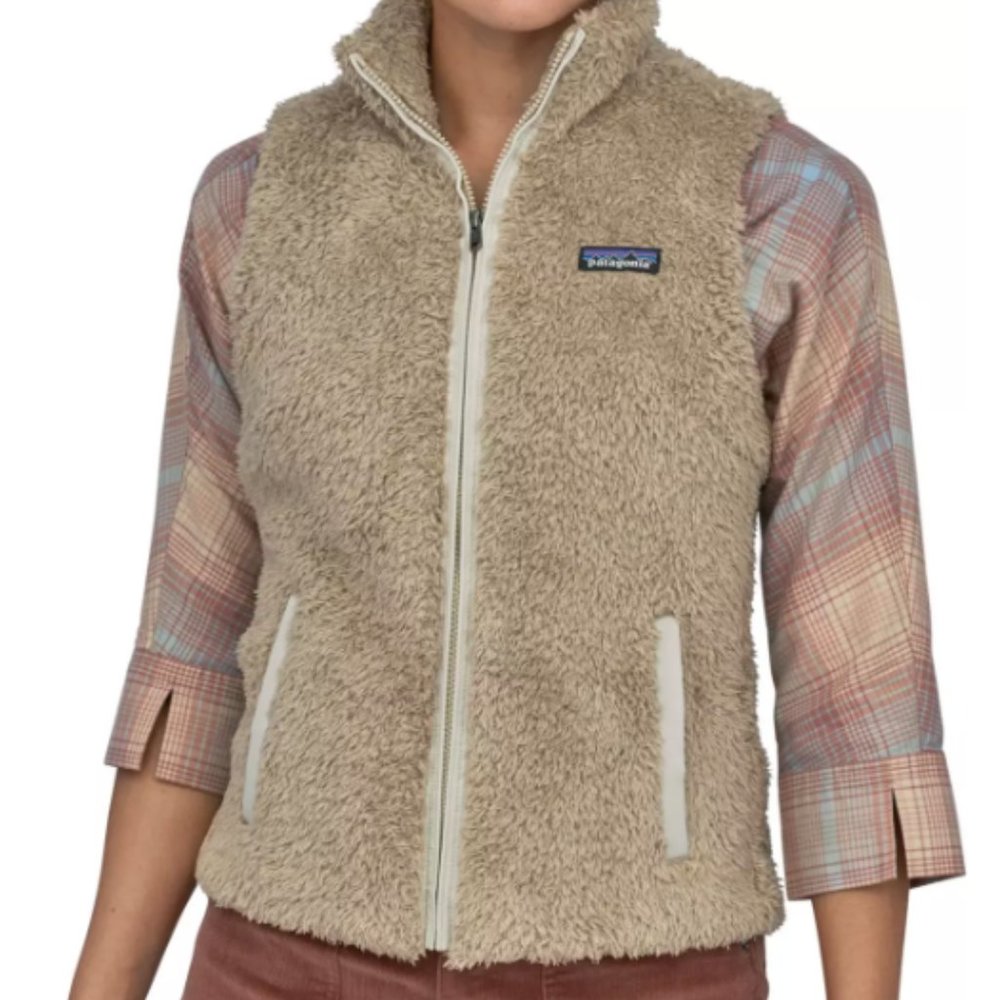 Patagonia Tan Fleece Vest
